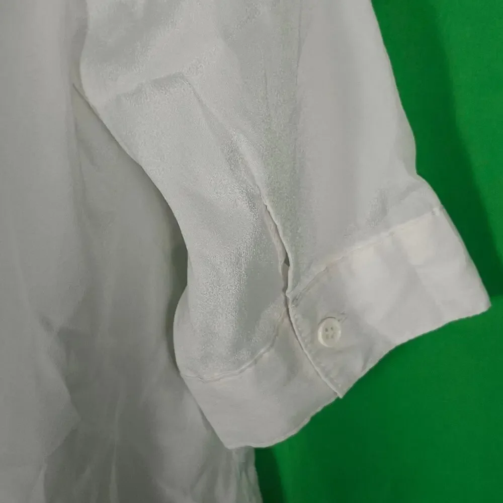 Girl's Blouse Button up | Sz. 14-16 | Chillipop | White